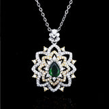 Elegant Emerald Necklace for Women - Perfect Holiday Gift
