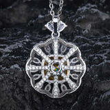 Zircon Flower Necklace for Women - Elegant Jewelry Gift