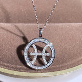Zodiac Constellation Necklace for Women - Elegant Zircon Collar Chain Jewelry