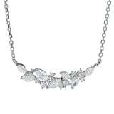 Olive Smile Zircon Necklace for Women