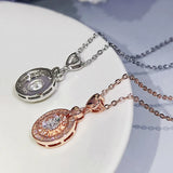 Compass Necklace Zircon Girl Gift Party