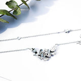 Women Necklace Smile Flower Necklace Female Collar Chain Jewelry