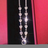 Women Necklace Zircon Jewelry Girl's Holiday Gift Party