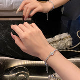 Elegant Zircon Diamond Tennis Bracelet for Women