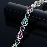 High Carbon Diamond Rainbow Bracelet Wedding Gift