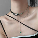 Advanced Sense Snake Necklace Cold Wind Choker Necklace