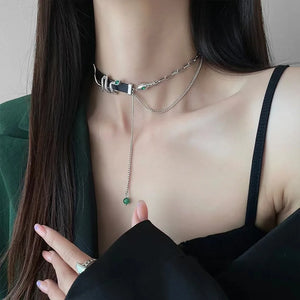 Advanced Sense Snake Necklace Cold Wind Choker Necklace