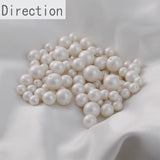 Advanced Sense Half-hole Pearl Ball 6/8/10mm DIY Jewelry Accessories
