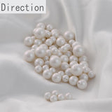 Advanced Sense Half-hole Pearl Ball 6/8/10mm DIY Jewelry Accessories