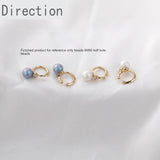 Advanced Sense Half-hole Pearl Ball 6/8/10mm DIY Jewelry Accessories