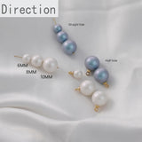 Advanced Sense Half-hole Pearl Ball 6/8/10mm DIY Jewelry Accessories