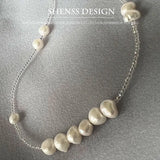 Elegant Baroque Pearl Necklace