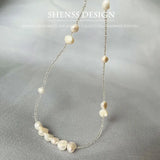 Elegant Baroque Pearl Necklace