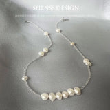 Elegant Baroque Pearl Necklace