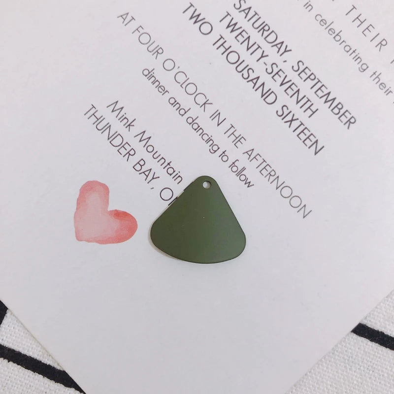 Vintage Asymmetric Earrings DIY Material Accessories