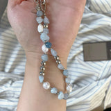 Natural Stone Mix Freshwater Pearl Choker Necklace