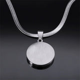 Hexagram Amulet Necklace Abalone Stainless Steel Star of David Jewelry