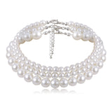 Multilayer Baroque Pearl Choker Necklace for Women