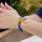Afghan Lapis Lazuli Beads Single Circle Bracelets Men Jewelry