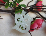 Afghan Jades Openwork Pendant Dragon Necklace Lucky Accessories