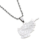 Afghanistan Cities Name Pendant Necklaces for Women Afghan Men Jewelry