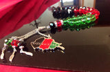 Afghanistan Flag Necklace Pendant - Patriotic Jewelry