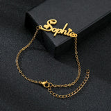 Afirstee Personalized Name Bracelet - Stainless Steel DIY Bracelet