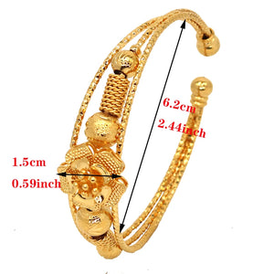African Wedding Gift Beads Dubai Copper Bangles