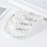 Silver Open Africa Bangles for Women Middle East Arab Dubai Bracelets