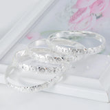 Silver Open Africa Bangles for Women Middle East Arab Dubai Bracelets
