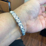 Silver Open Africa Bangles for Women Middle East Arab Dubai Bracelets