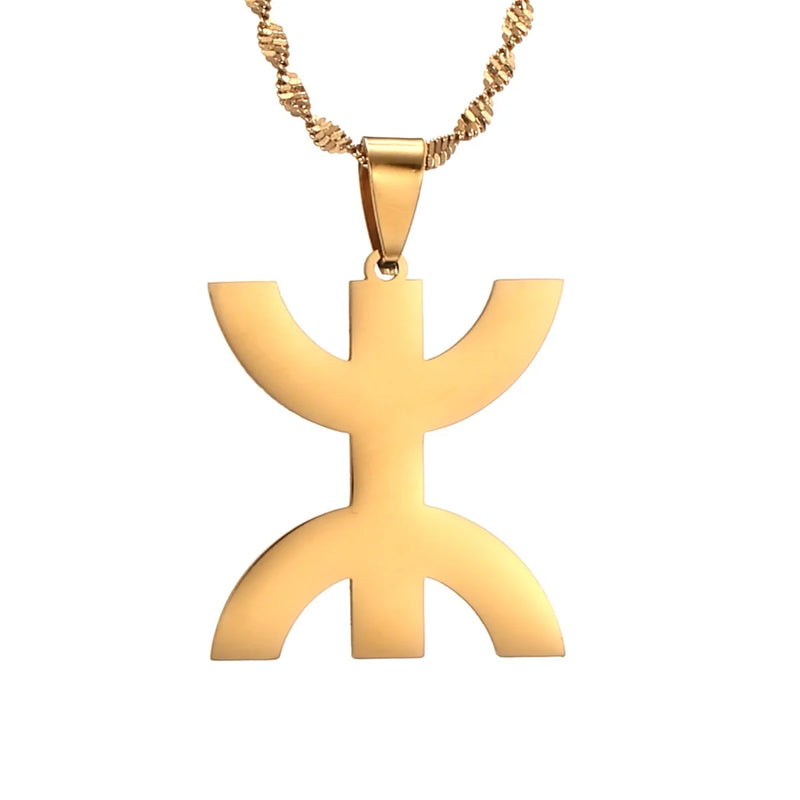 African Berbers Symbol Pendant Necklace Kabyle Amazigh Jewelry