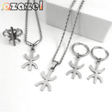 African Berbers Symbol Jewelry Set Amazigh Letter Necklace Bracelet