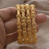 Africa Dubai Bangle For Women African Flower Plated Bangle Bracelets
