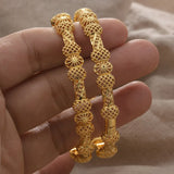 Africa Dubai Bangle For Women African Flower Plated Bangle Bracelets