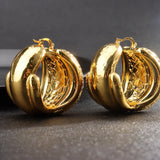 African Women's Ear Jewelry Dubai Wedding Earrings Pendant Necklace