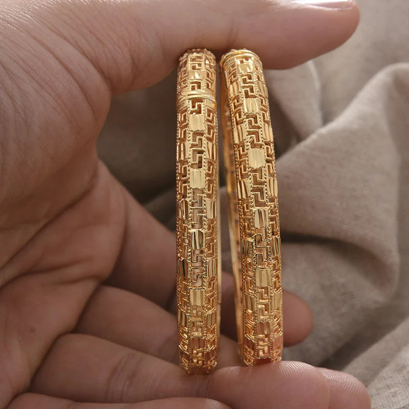 African Dubai Bangles for Women/Girls,Ethioipian Jewelry Bracelets
