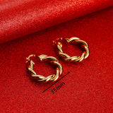 African Hoop Earrings for Women Ethiopian Jewelry Nigeria Congo A