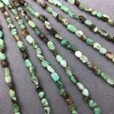 African Jade Turquoise Chrysopras Bead Gravel DIY Jewelry