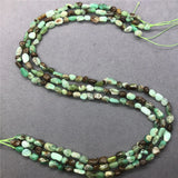 African Jade Turquoise Chrysopras Bead Gravel DIY Jewelry