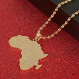 Africa Map Pendant Necklaces Heart African Maps Jewelry Charms Heart Map