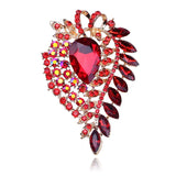 Africa Hot Pin Large Glass Brooch Crystal Accessory