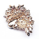 Africa Hot Pin Large Glass Brooch Crystal Women's Clothing Accessories