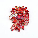 Africa Hot Pin Large Glass Brooch Women's Crystal