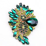 Africa Hot Pin Large Glass Brooch Crystal Women's Clothing Accessories