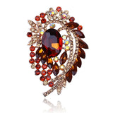 Africa Hot Pin Large Glass Brooch