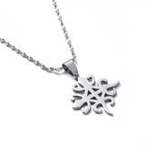 Adinkra Symbol Crocodile Pendant Necklace