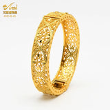 Dubai Plated 24k Ethiopian Bangles Wedding Party Gift