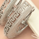 African Clip Earrings For Women Nigeria Silver High Copper Small Earrings
