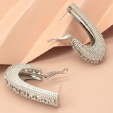 African Clip Earrings For Women Nigeria Silver High Copper Small Earrings